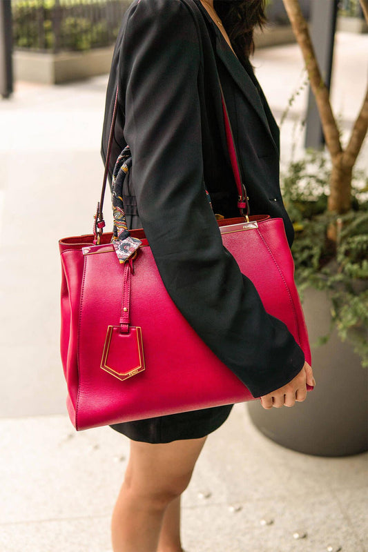 Regular 2Jours Bag Magenta with Handle Wraps