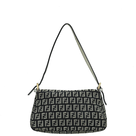 Fendi Bicolor Zucchino Mini Mama Baguette