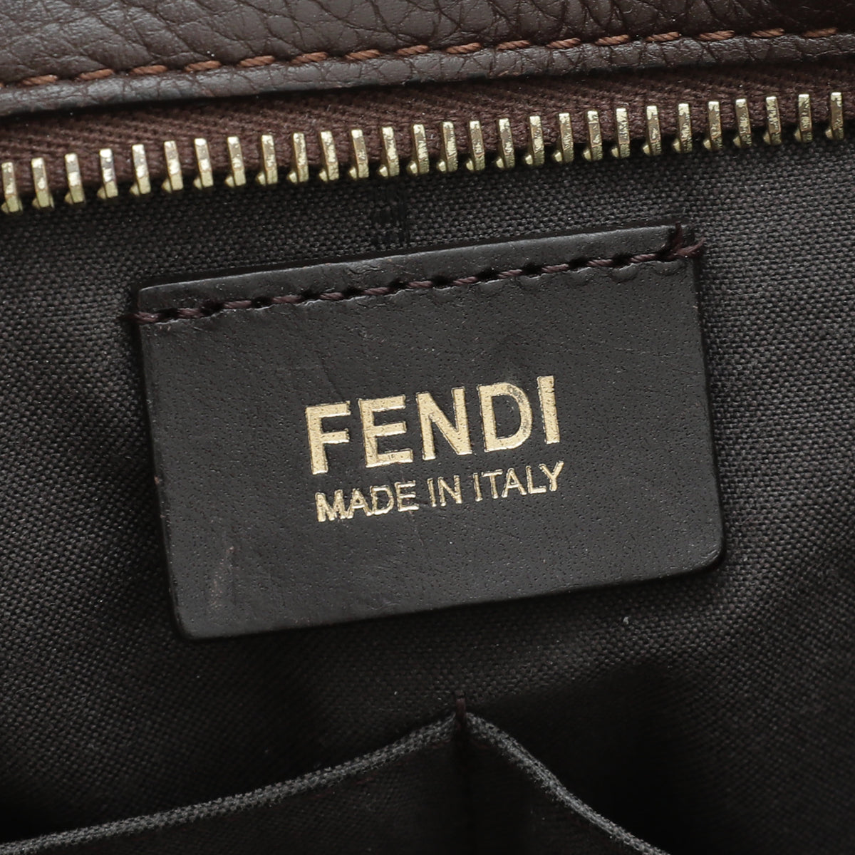 Fendi Tobacco Zucca Grand Shopping Tote Bag