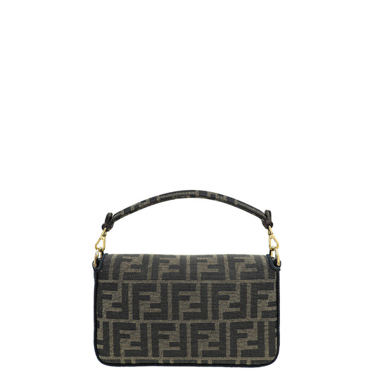 Fendi Zucca Jacquard Fabric Mini Baguette Bag