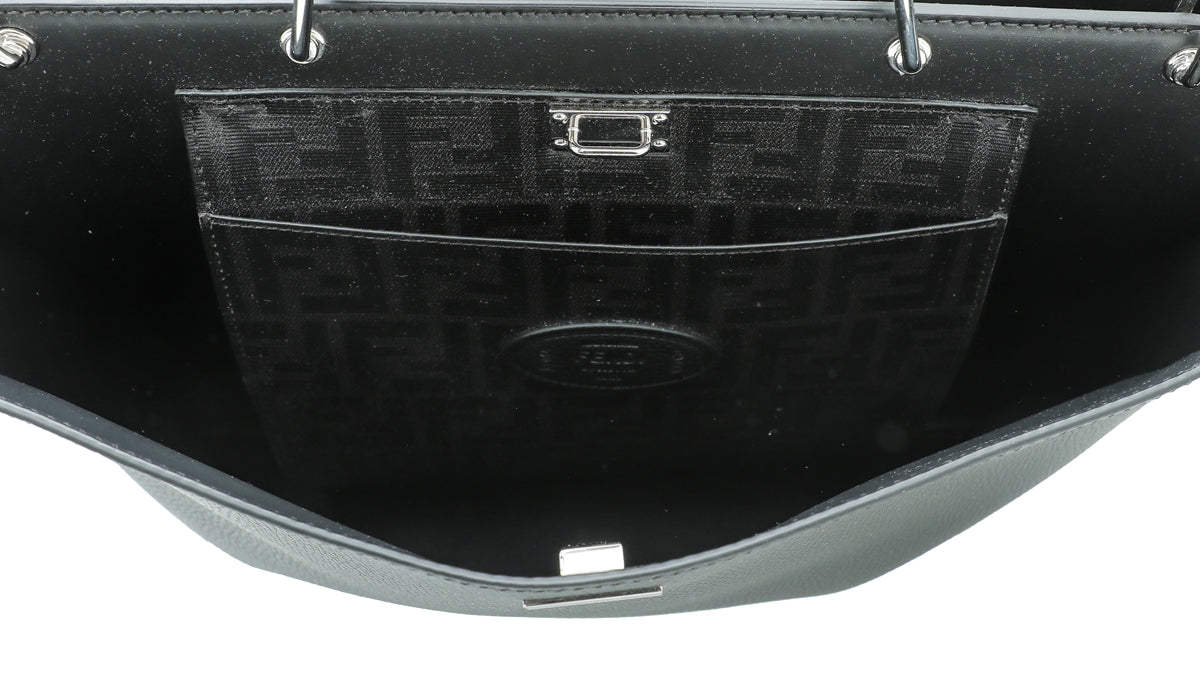 Fendi Black Peekaboo Iconic Essentia Large Bag