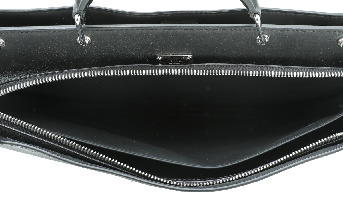 Fendi Black Peekaboo Iconic Essentia Large Bag