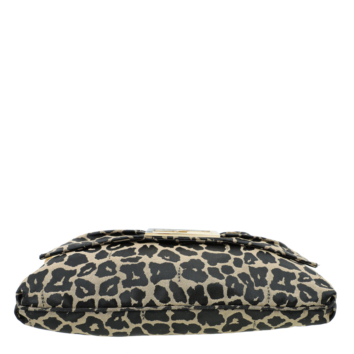 Fendi Bicolor Leopard Print Mia Large Flap Bag