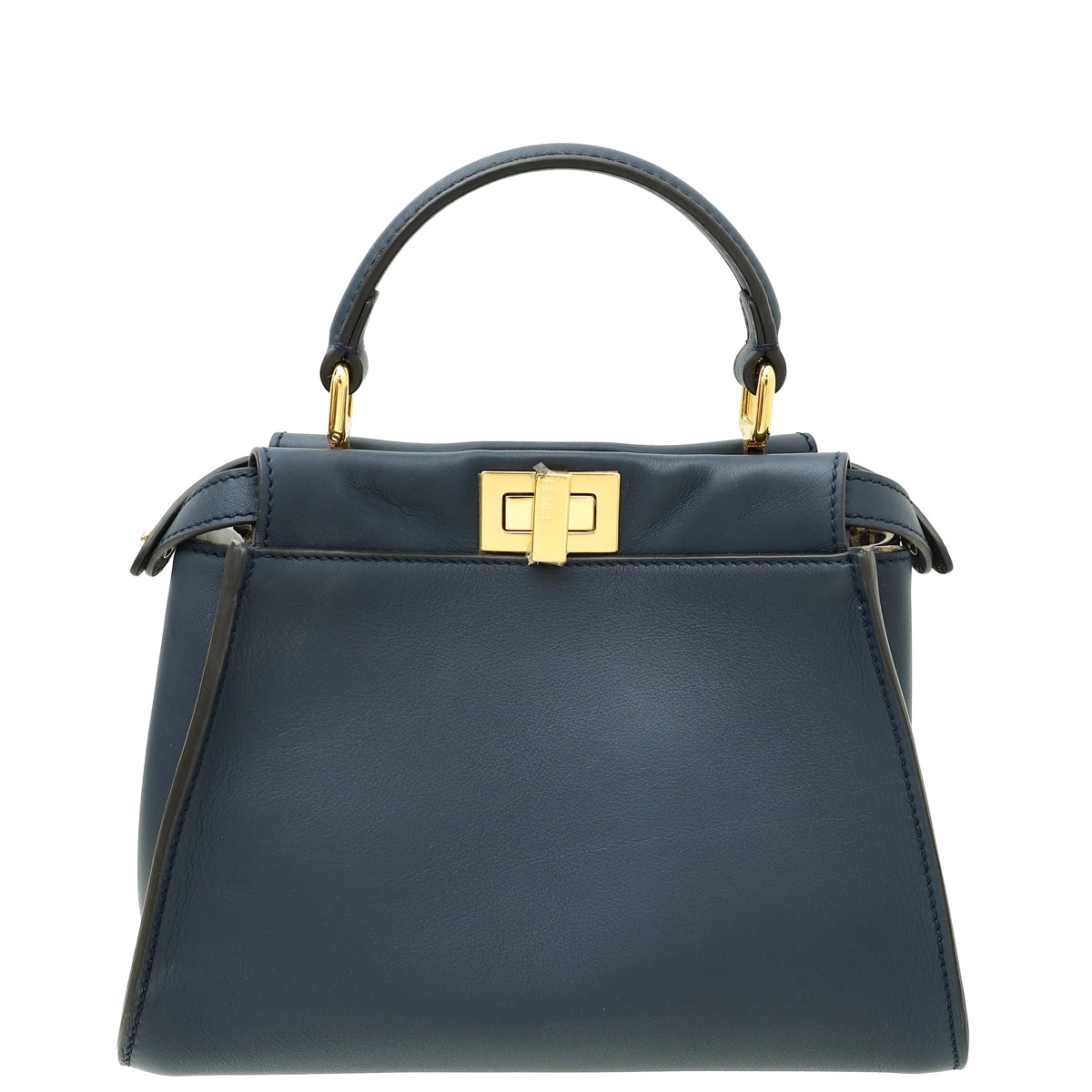 Fendi Navy Blue Peekaboo Mini Bag