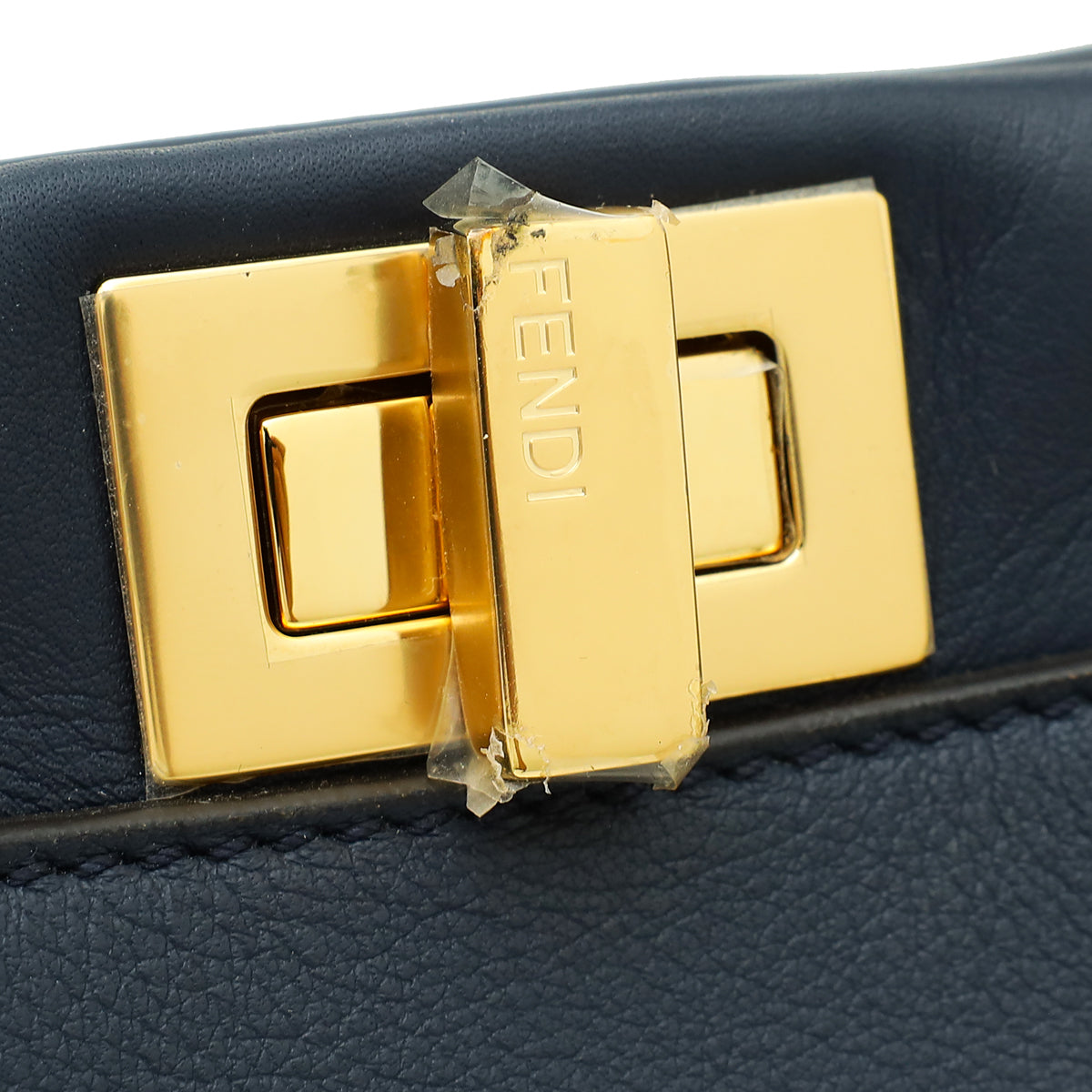 Fendi Navy Blue Peekaboo Mini Bag