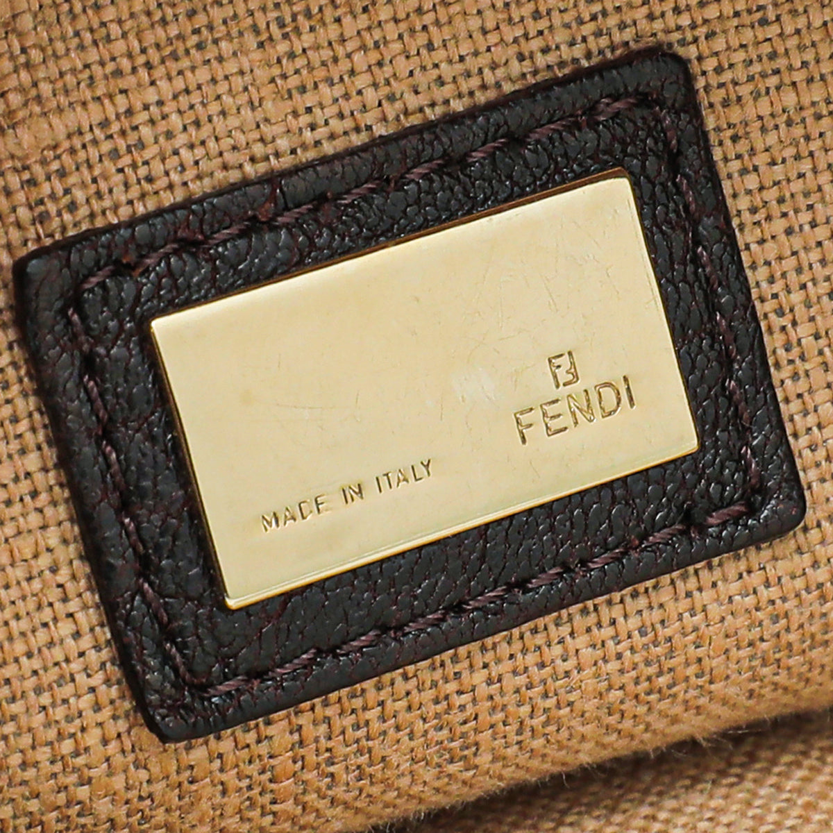 Fendi Tobacco Zucca Nappa Spy Hobo Bag