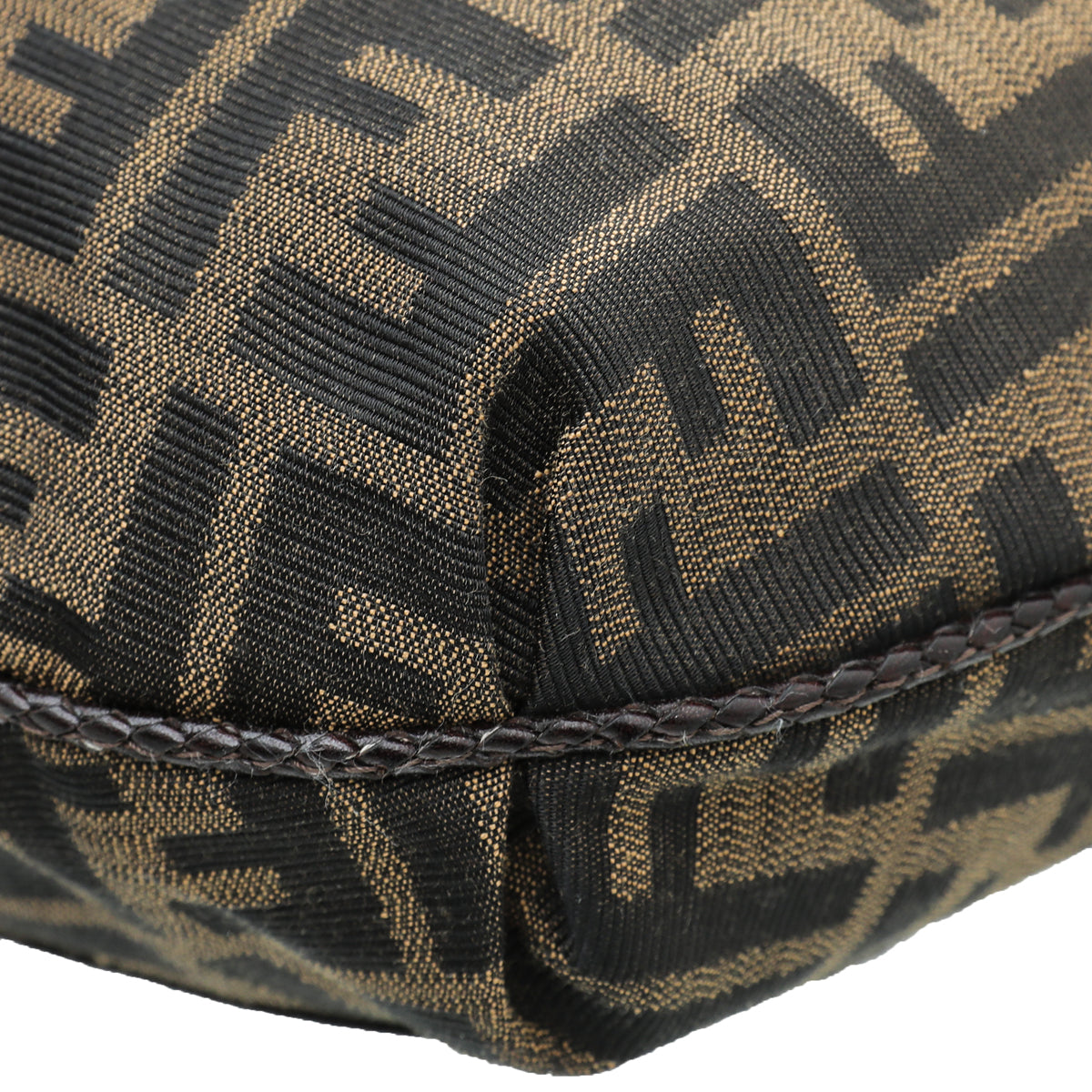 Fendi Tobacco Zucca Nappa Spy Hobo Bag