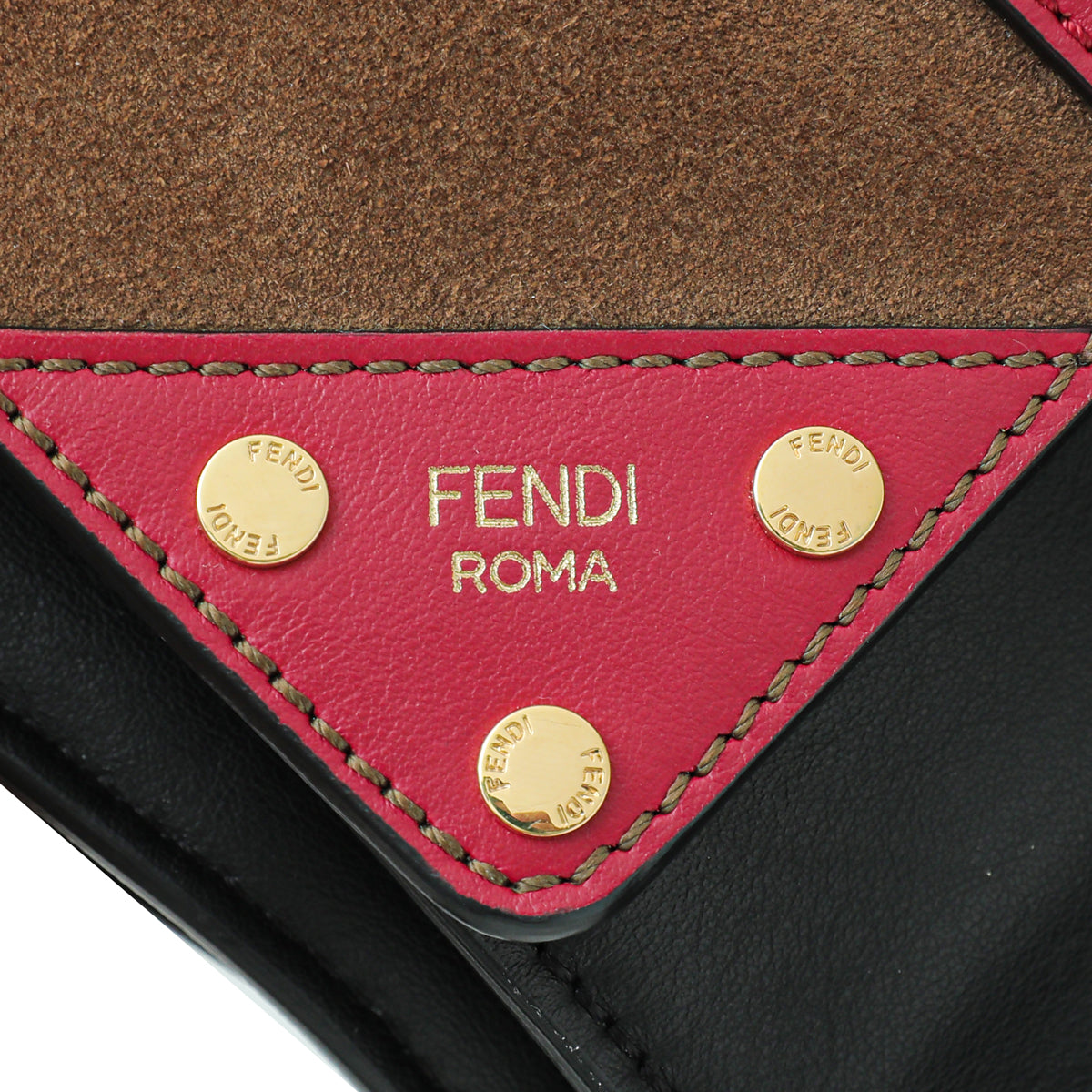 Fendi Tricolor Grace Flip Medium Bag