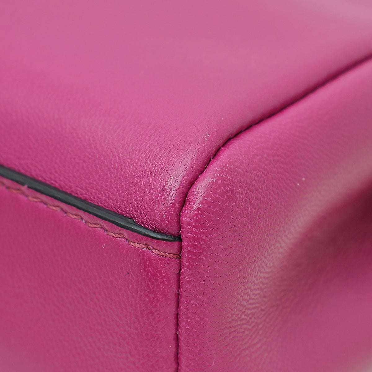 Fendi Magenta Peekaboo Micro Bag