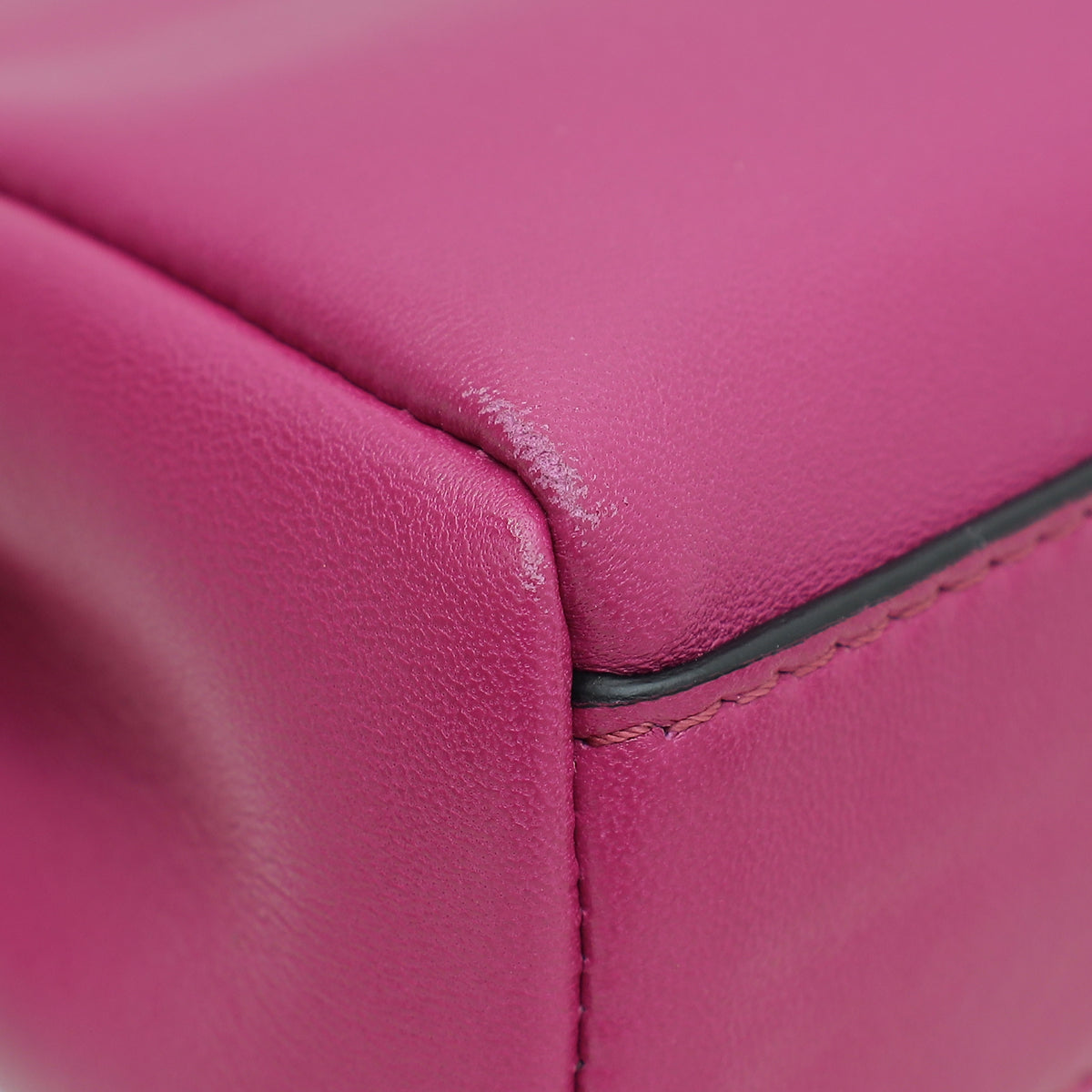 Fendi Magenta Peekaboo Micro Bag