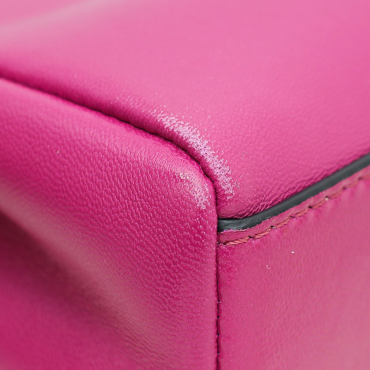 Fendi Magenta Peekaboo Micro Bag