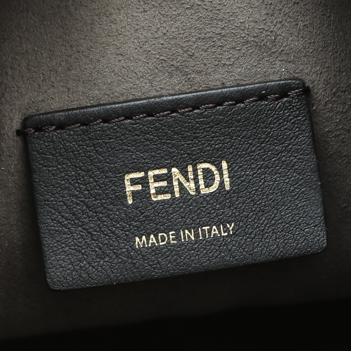 Fendi Tobacco FF Zucca Mon Tresor Mini Bucket Bag