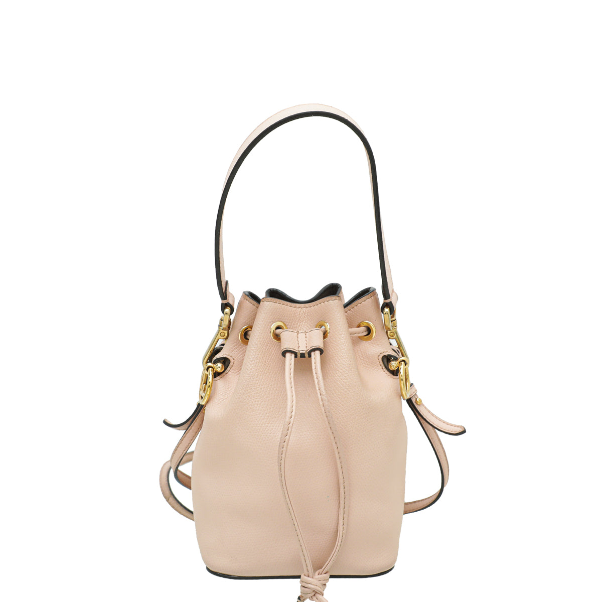 Fendi Peach Mon Tresor Mini Bucket Bag