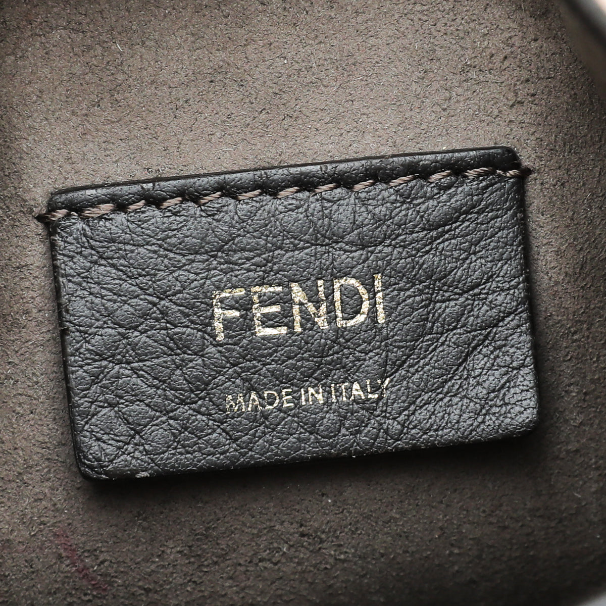 Fendi Peach Mon Tresor Mini Bucket Bag