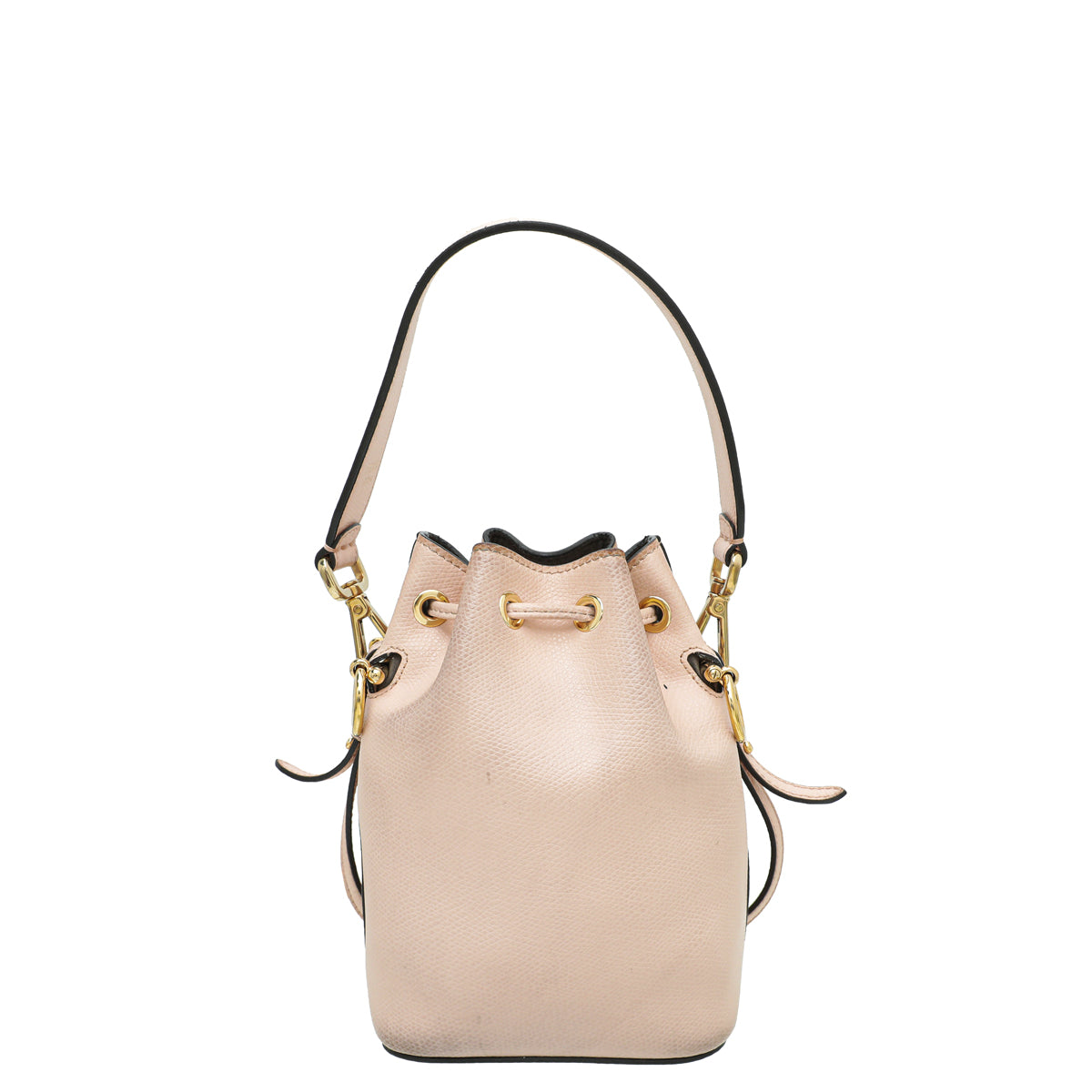 Fendi Peach Mon Tresor Mini Bucket Bag