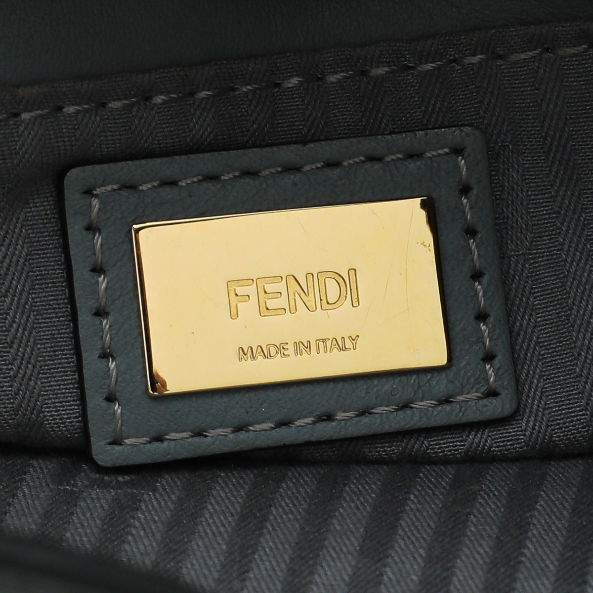 Fendi Grey 2Jours Petite Tote Bag