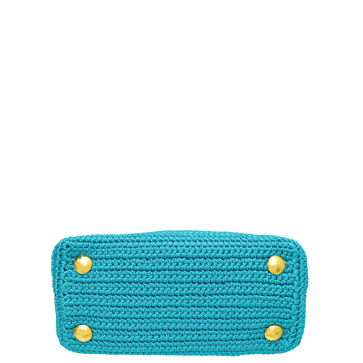 Fendi Bicolor Peekaboo Cotton Crochet Mini Bag