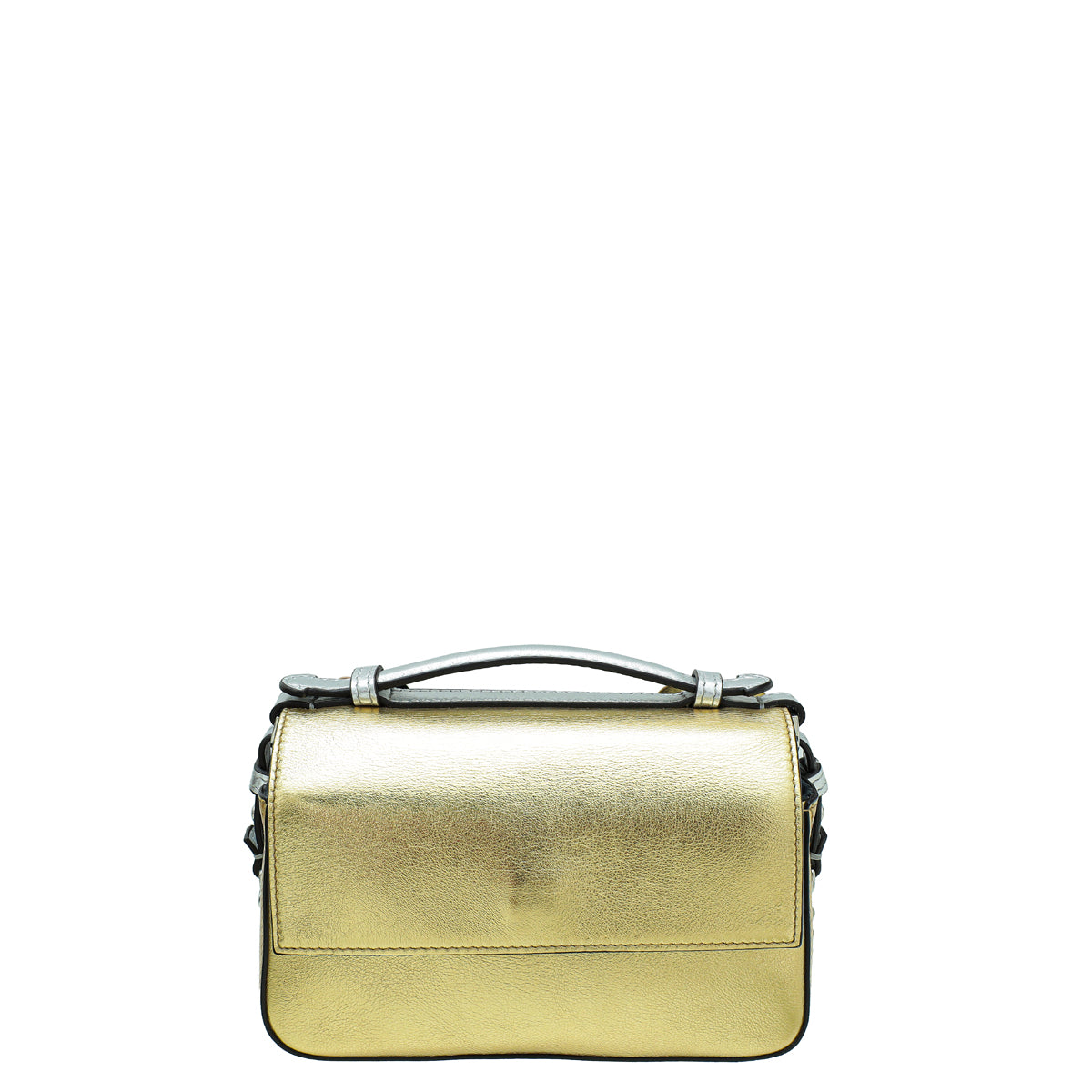 Fendi Bicolor Double Baguette Micro Flowerland Bag