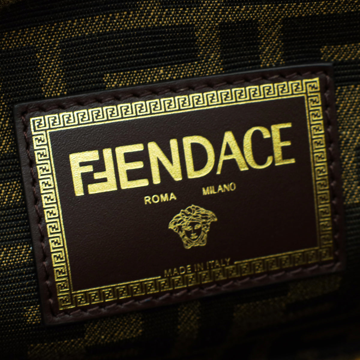 Fendi Multicolor X Versace Fendace FF Fans Zucca First Small Bag