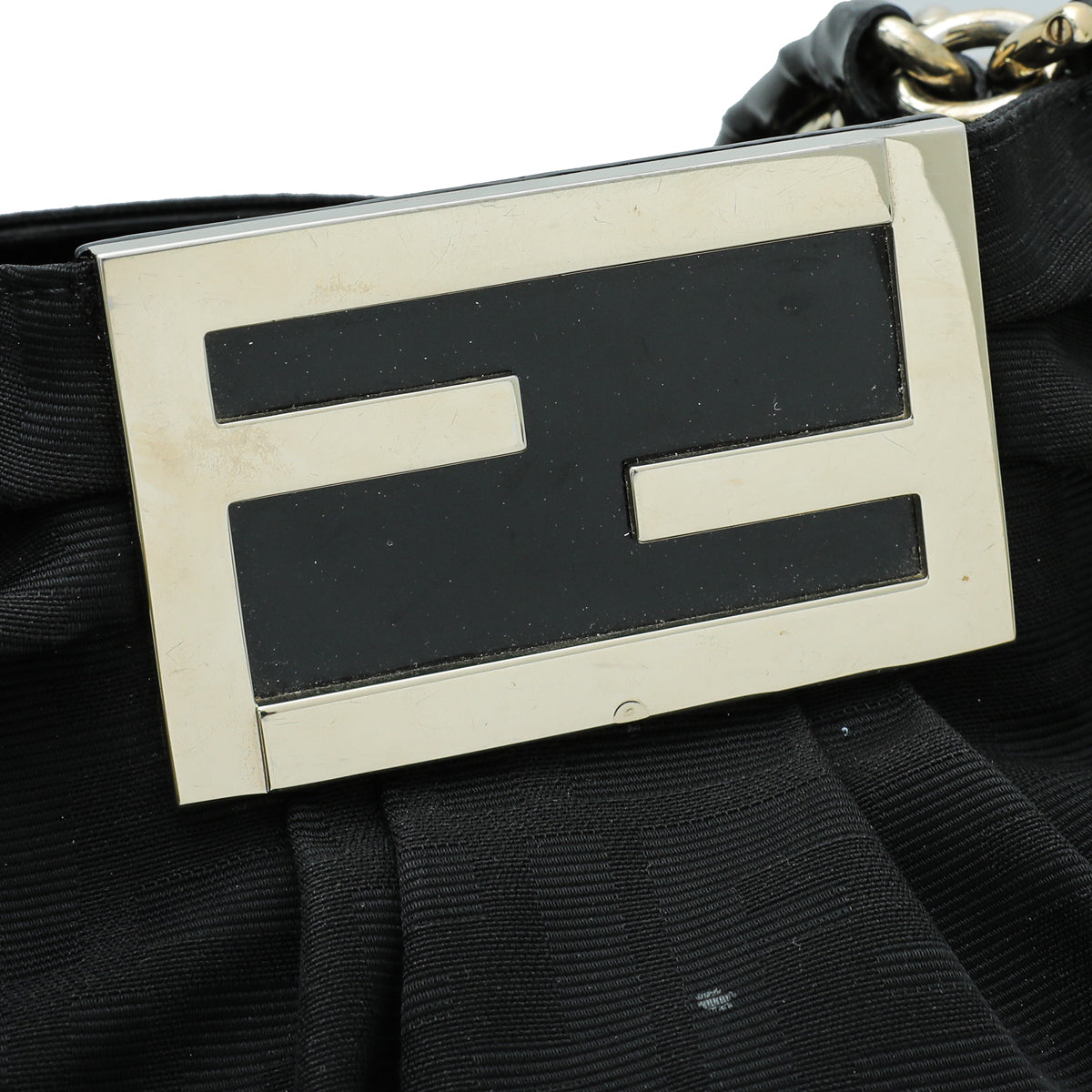 Fendi Black Mia Tote Large Bag