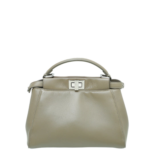 Fendi Etoupe Iconic Peekaboo Bag