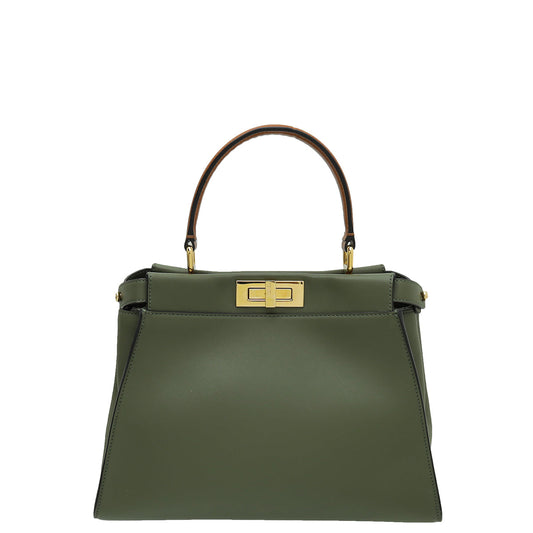 Fendi Bicolor Iconic Peekaboo Regular Bag