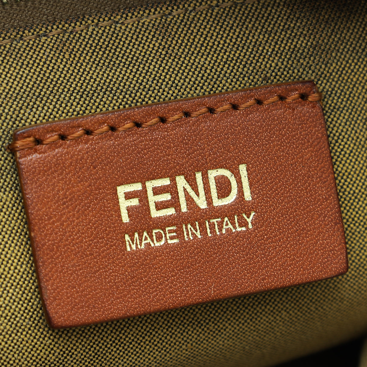 Fendi Tobacco Zucca Chef Shoulder Bag