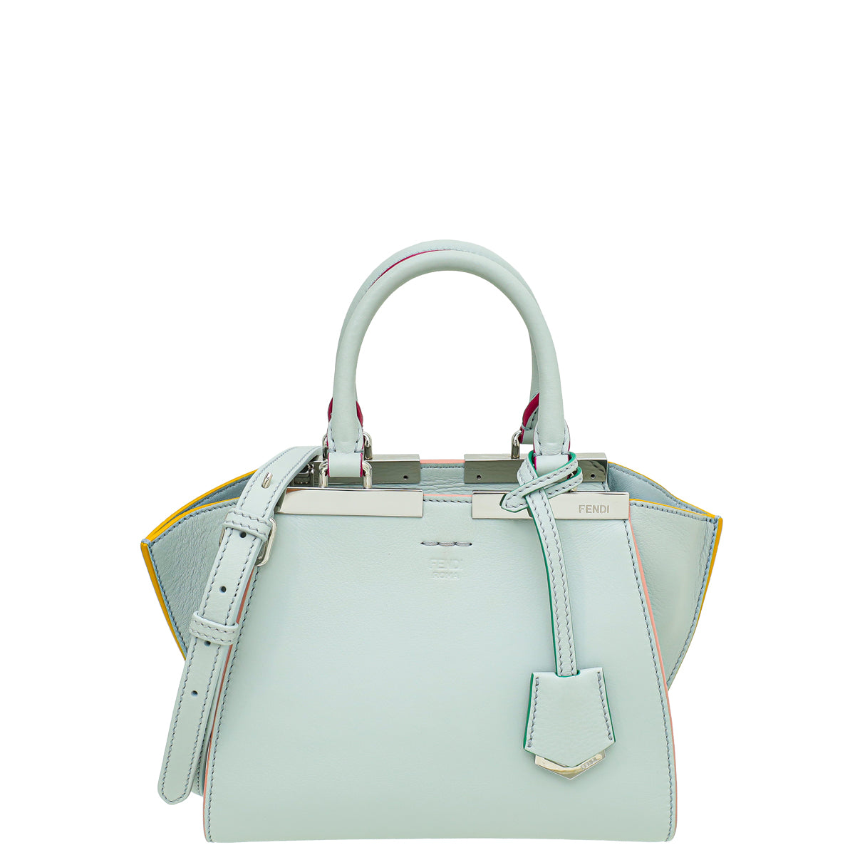 Fendi Light Grey 3 Jours Petite Bag