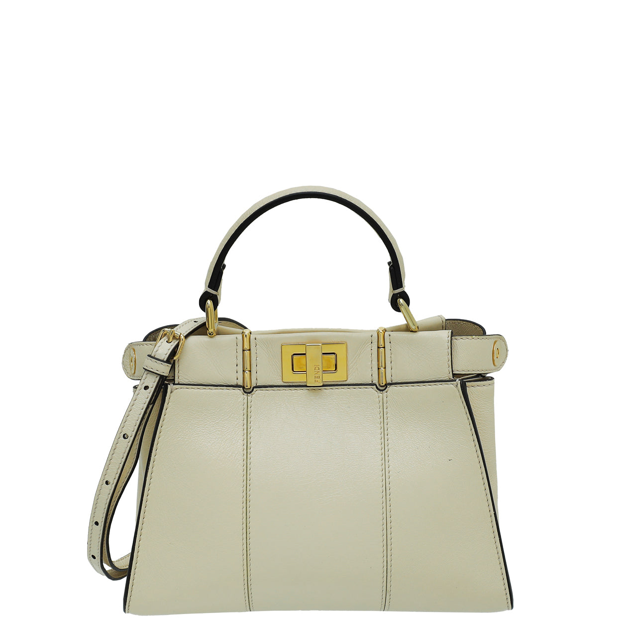 Fendi Camelia Peekaboo Mini Bag