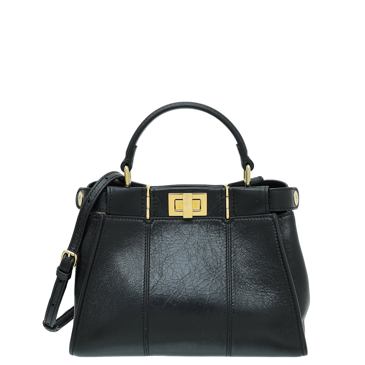 Fendi Black Peekaboo Mini Bag