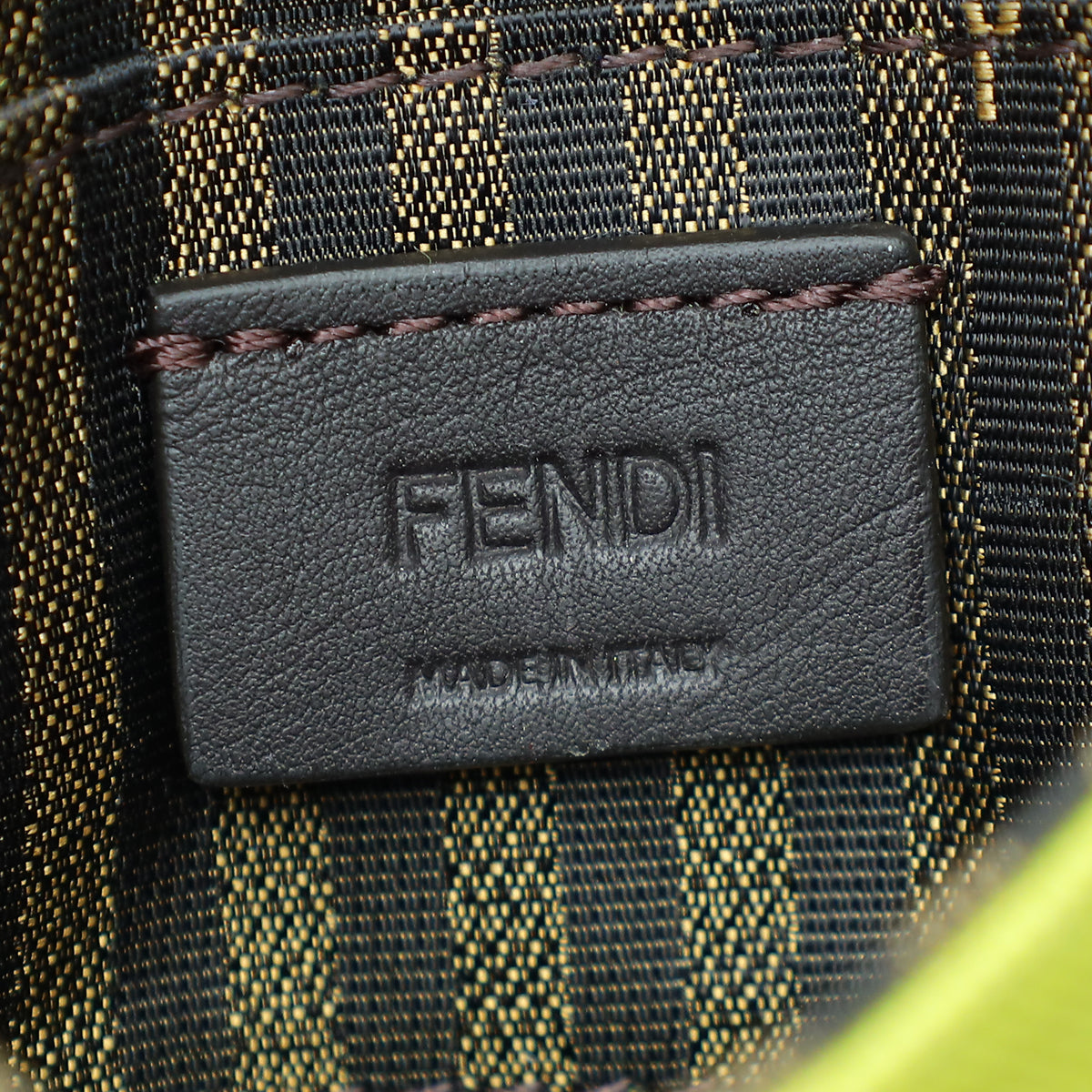 Fendi Avocado Green Nano Baguette Bag Charm