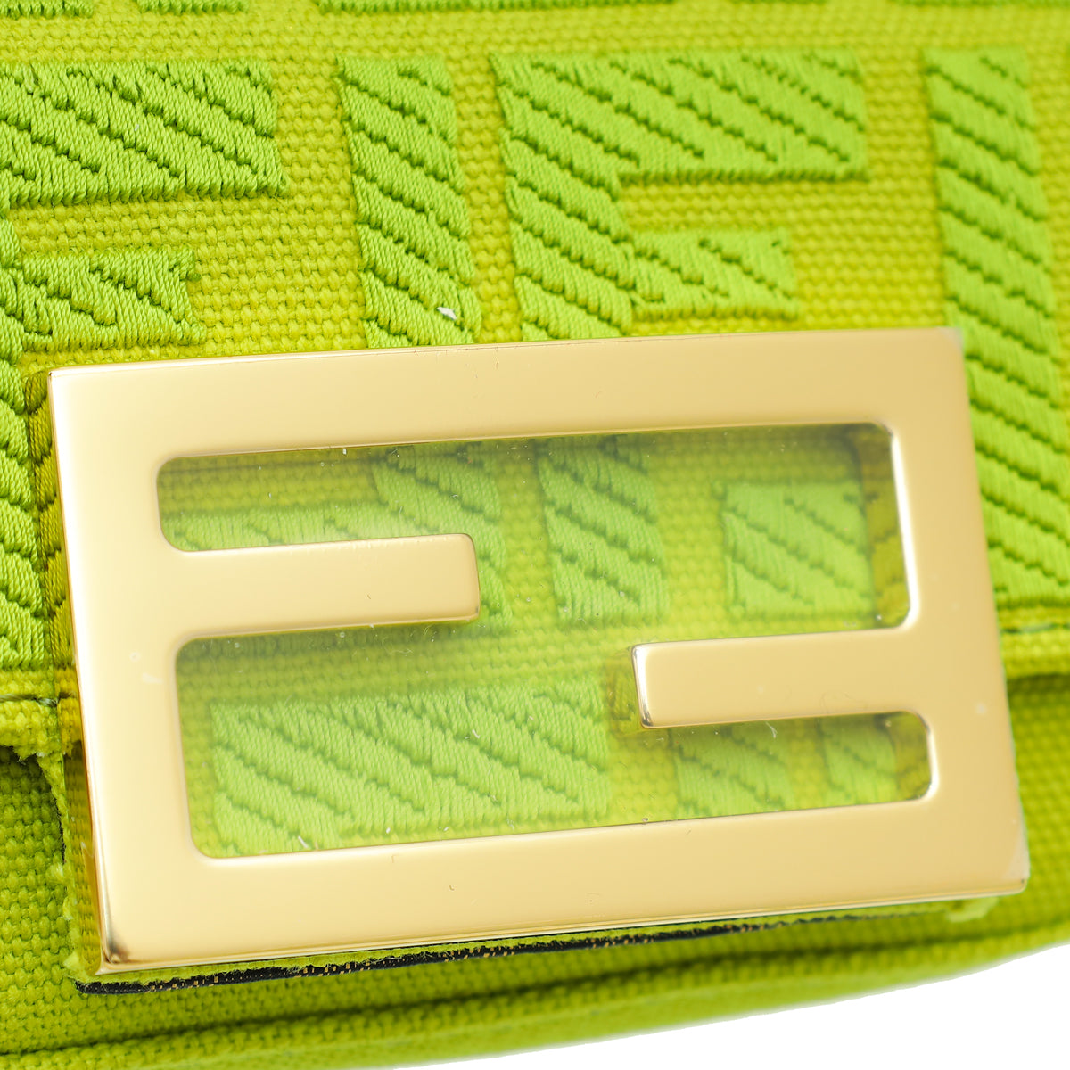 Fendi Avocado Green Nano Baguette Bag Charm