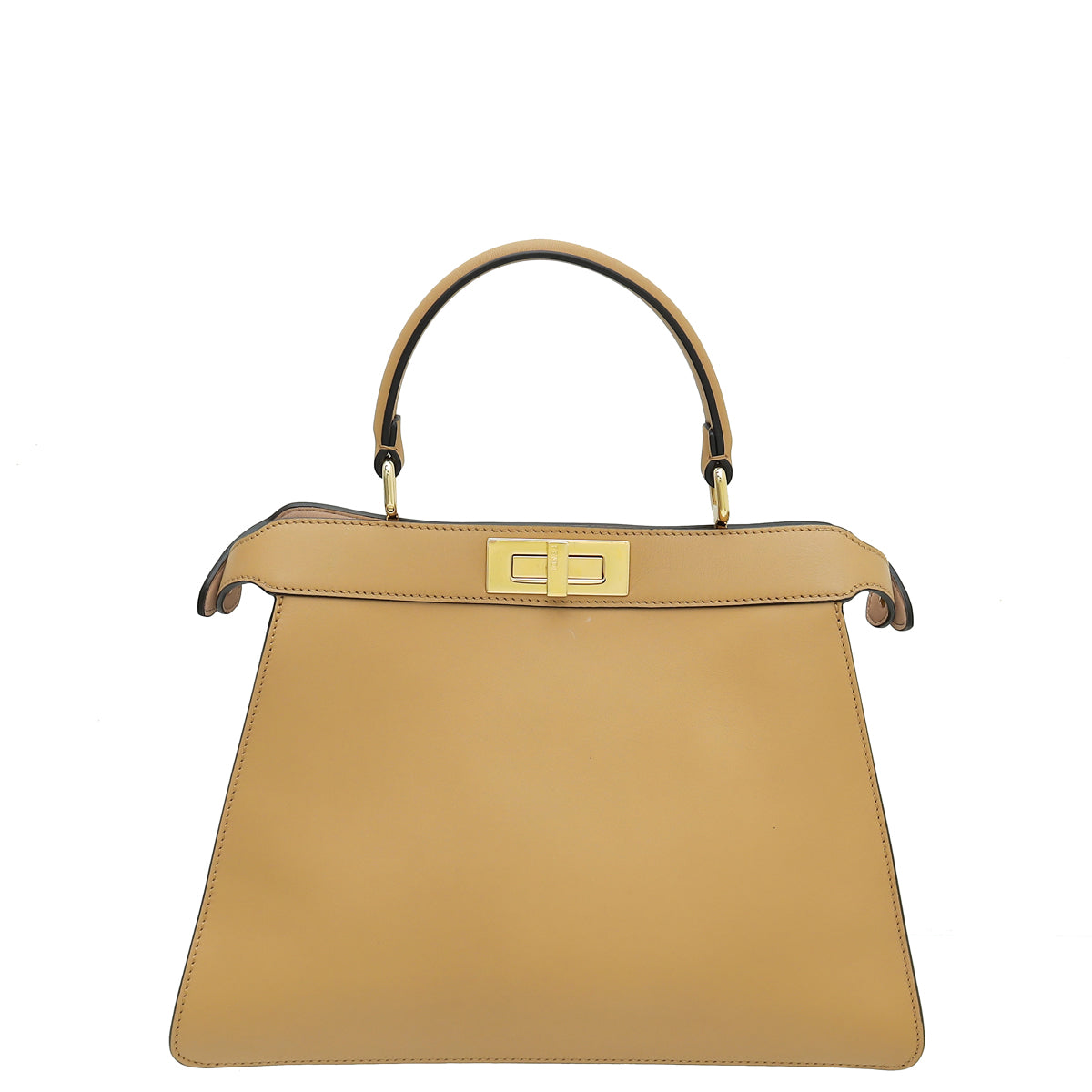 Fendi Dark Beige Peekaboo ISeeU Medium Bag