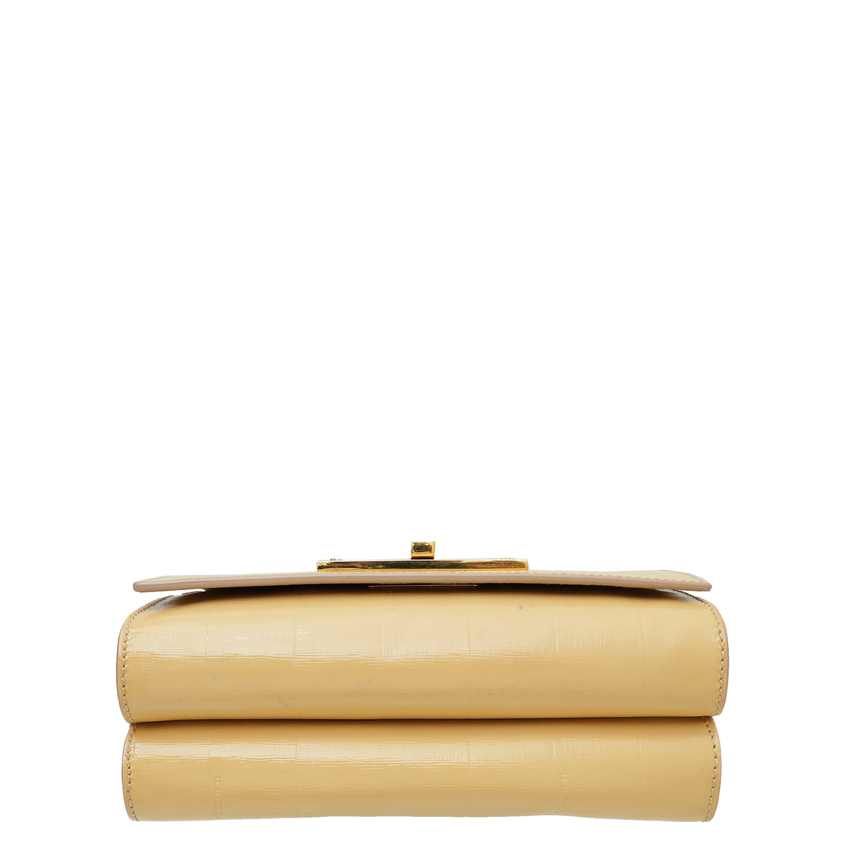 Fendi Beige Pequin Claudia Small Bag