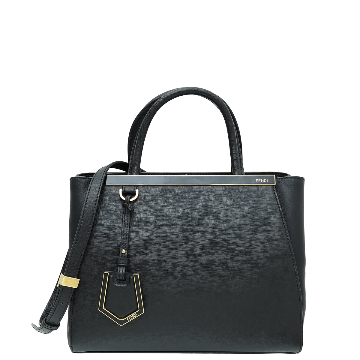 Fendi Black 2 Jours Petite Bag