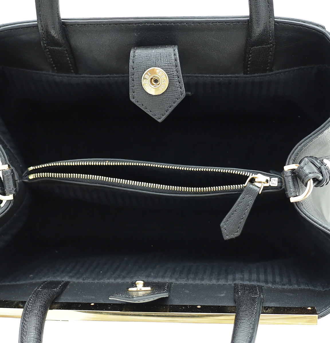 Fendi Black 2 Jours Petite Bag