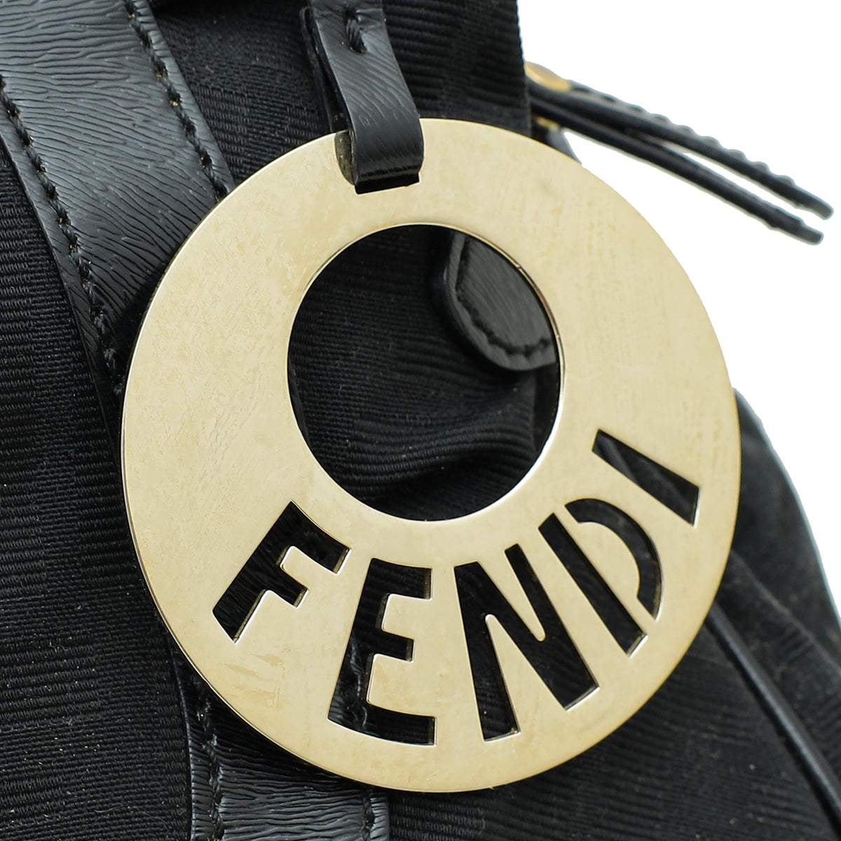 Fendi Black Zucca Chef Shopper Tote Medium Bag