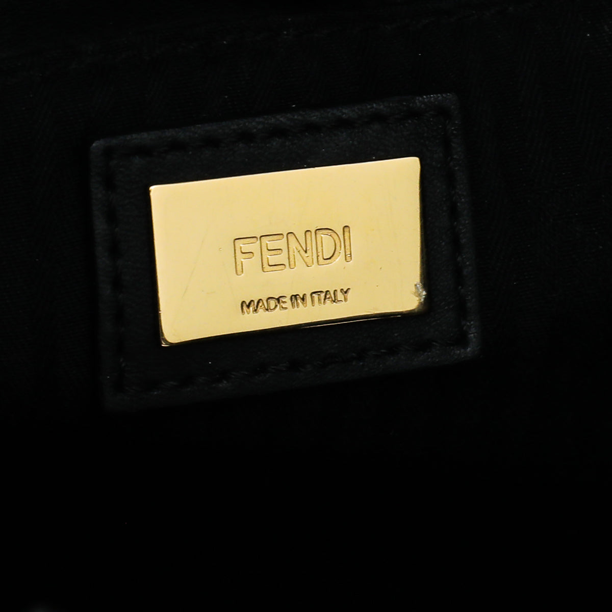 Fendi Black 2 Jours Petite Bag W/ S Initial