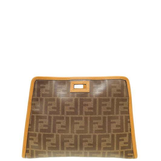 Fendi Brown Zucca Defender Bag