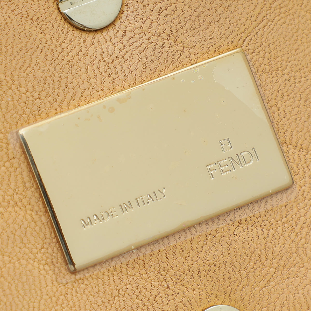 Fendi Beige Mia Large Shoulder Bag