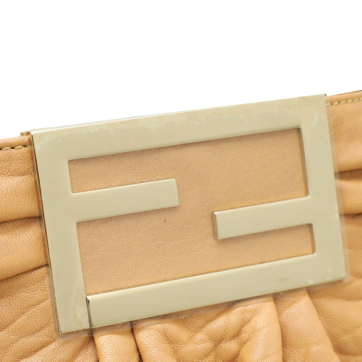 Fendi Beige Mia Large Shoulder Bag