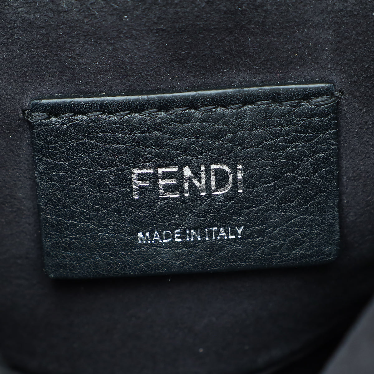 Fendi Bicolor Kan I Calfskin Velvet Small Bag