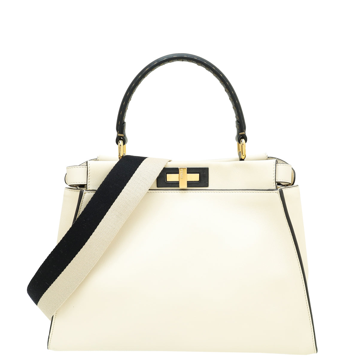 Fendi Bicolor Peekaboo Selleria Regular Bag