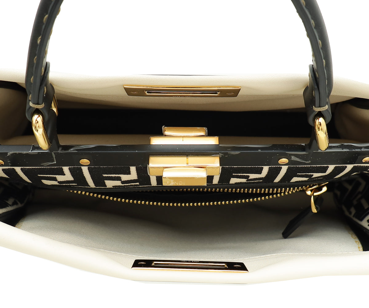 Fendi Bicolor Peekaboo Selleria Regular Bag