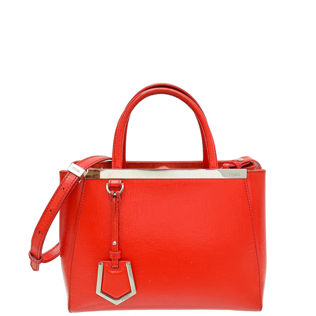 Fendi Red 2 Jours Petite Bag