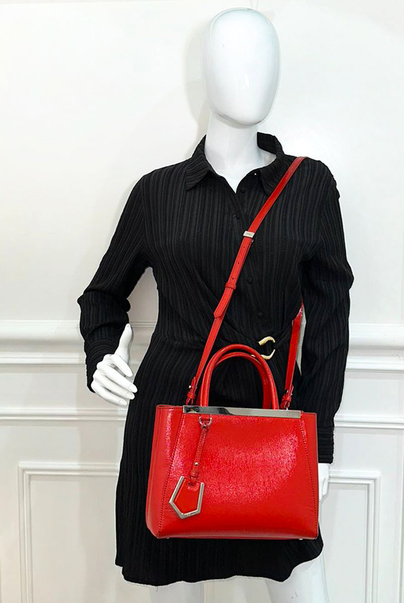 Fendi Red 2 Jours Petite Bag