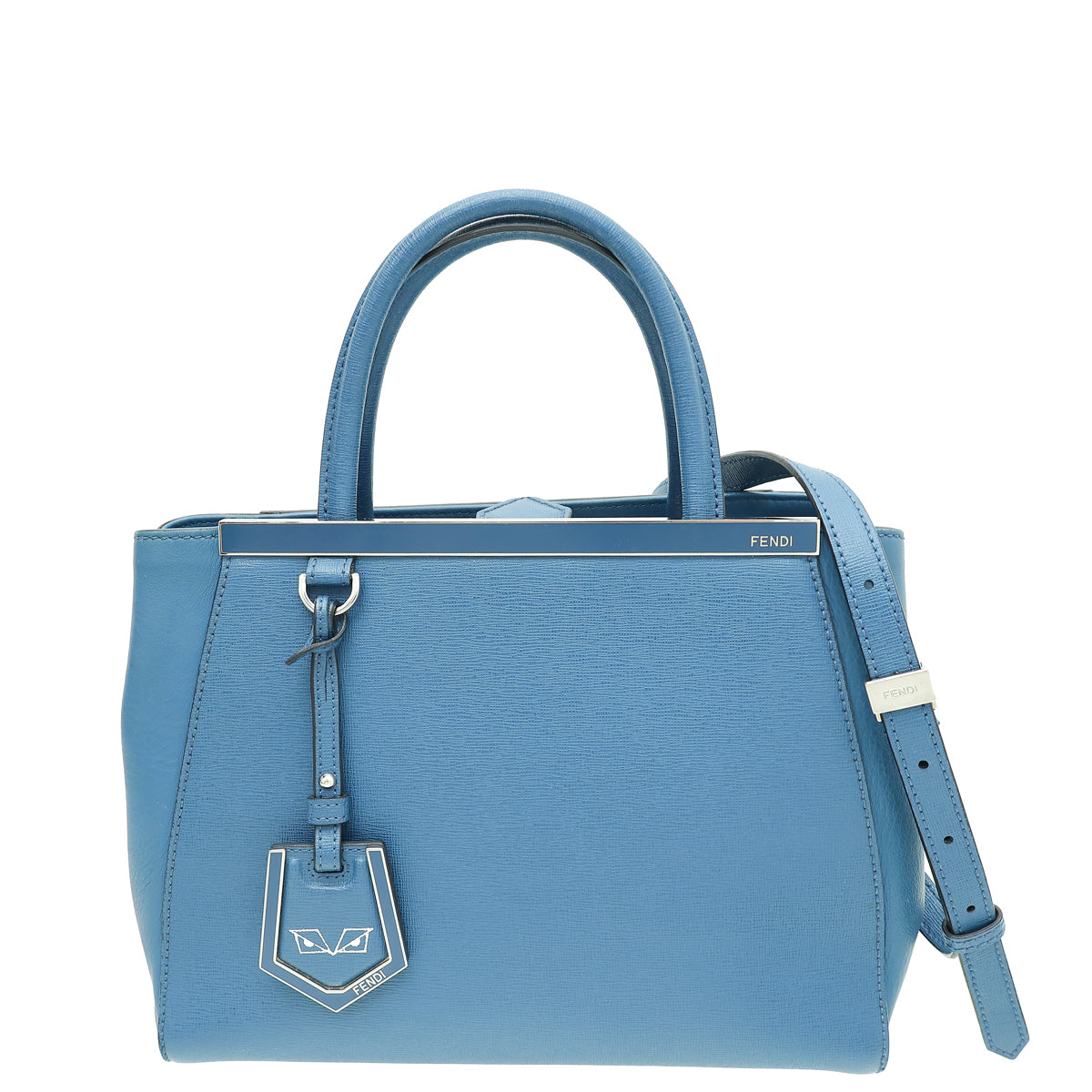 Fendi Blue 2 Jours Petite Bag