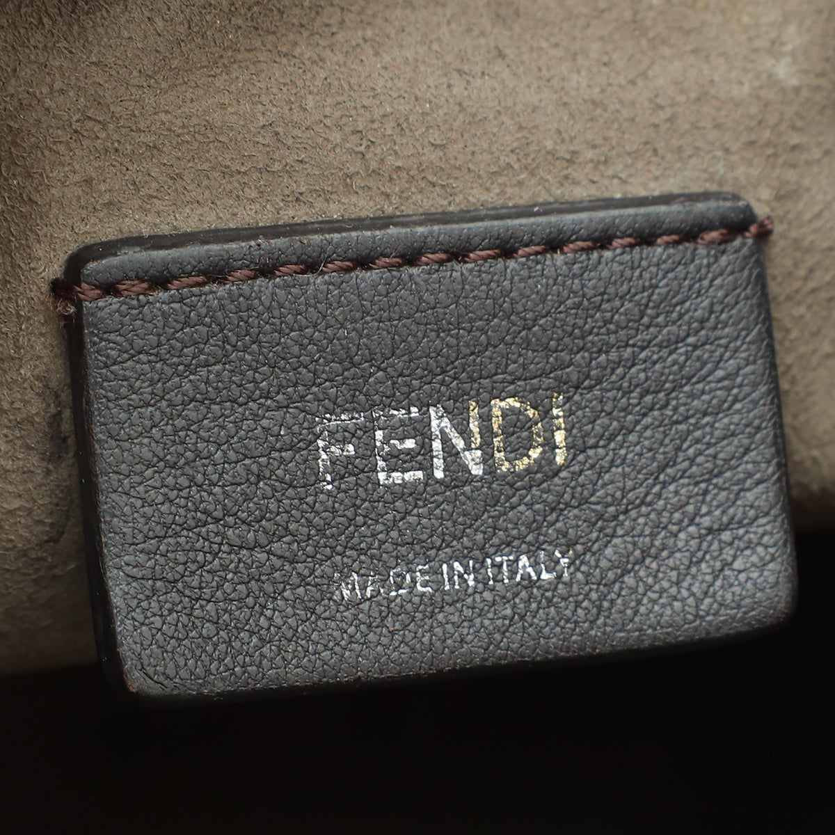 Fendi Black Mon Tresor Mini Bucket Bag