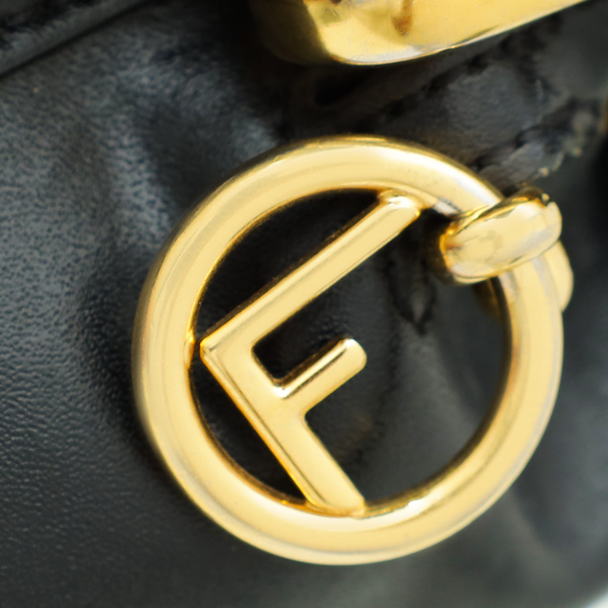 Fendi Black Mon Tresor Mini Bucket Bag