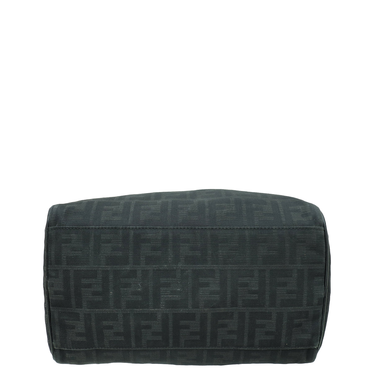 Fendi Black Zucca Boston Small Bag